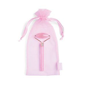 Mary Kay Rose Quartz Facial Roller Pink Massager Tool New in Gift Bag